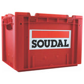Soudal - Stackable Red Soudal Cases with Folding Lid | 300034